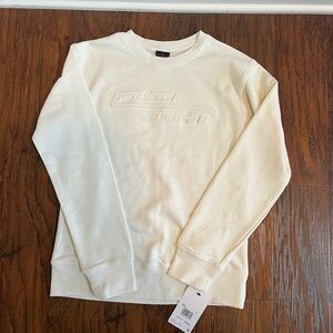 NWT Boys Jordan Cream Crewneck Sweater